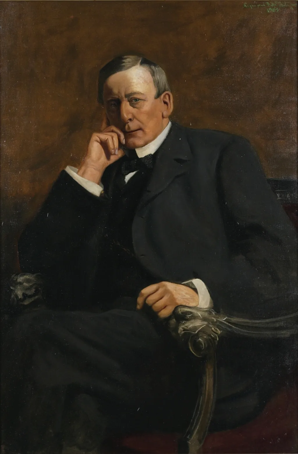 Portrait of William Rolleston, by Raymond McIntyre, oil, 1903