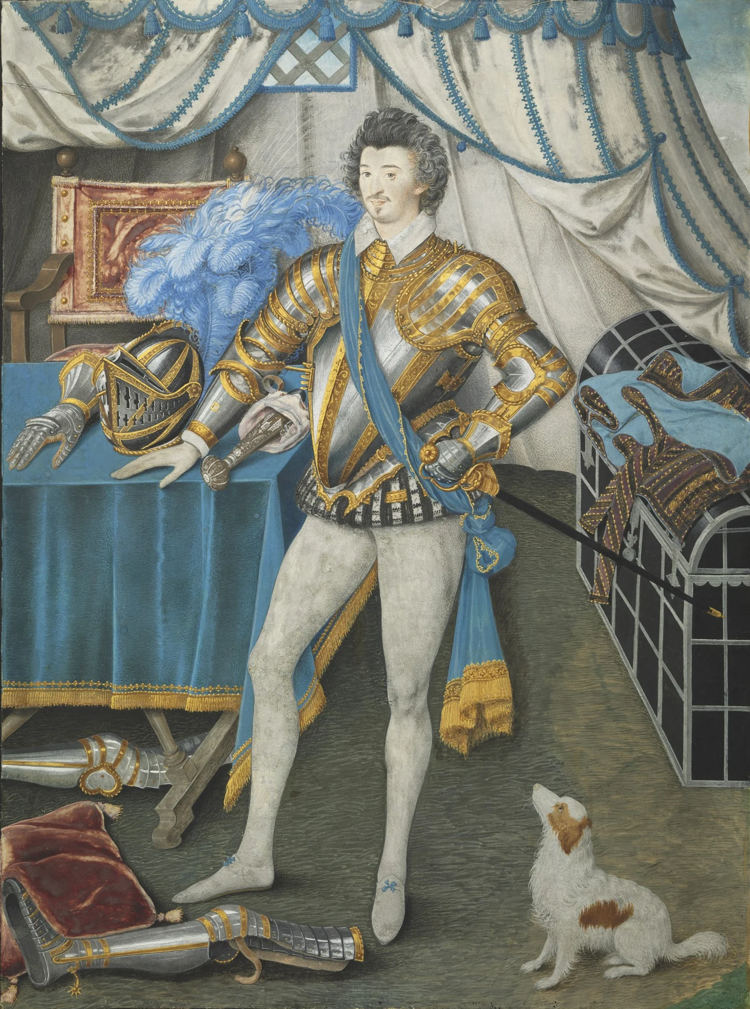 Sir Anthony Mildmay, Knight of Apethorpe, Northamptonshire, detail