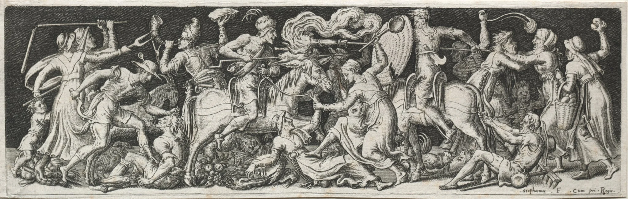 Combats and Triumphs, detail