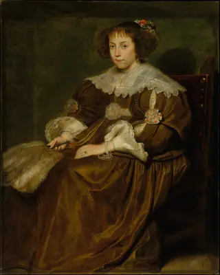 Portrait of a Young Woman, by Cornelis de Vos, oil, 1627