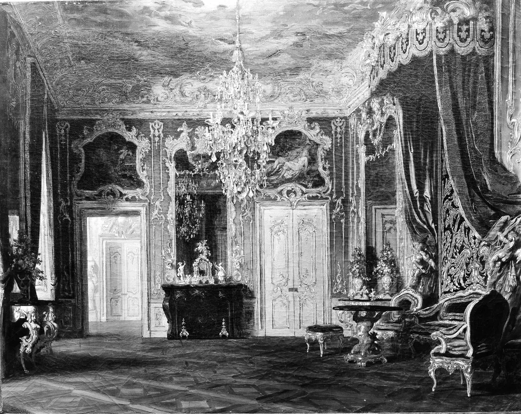 Project for a Room for King Ludwig II (1854–1886) of Bavaria, by Gyula Benczúr, oil, 1896