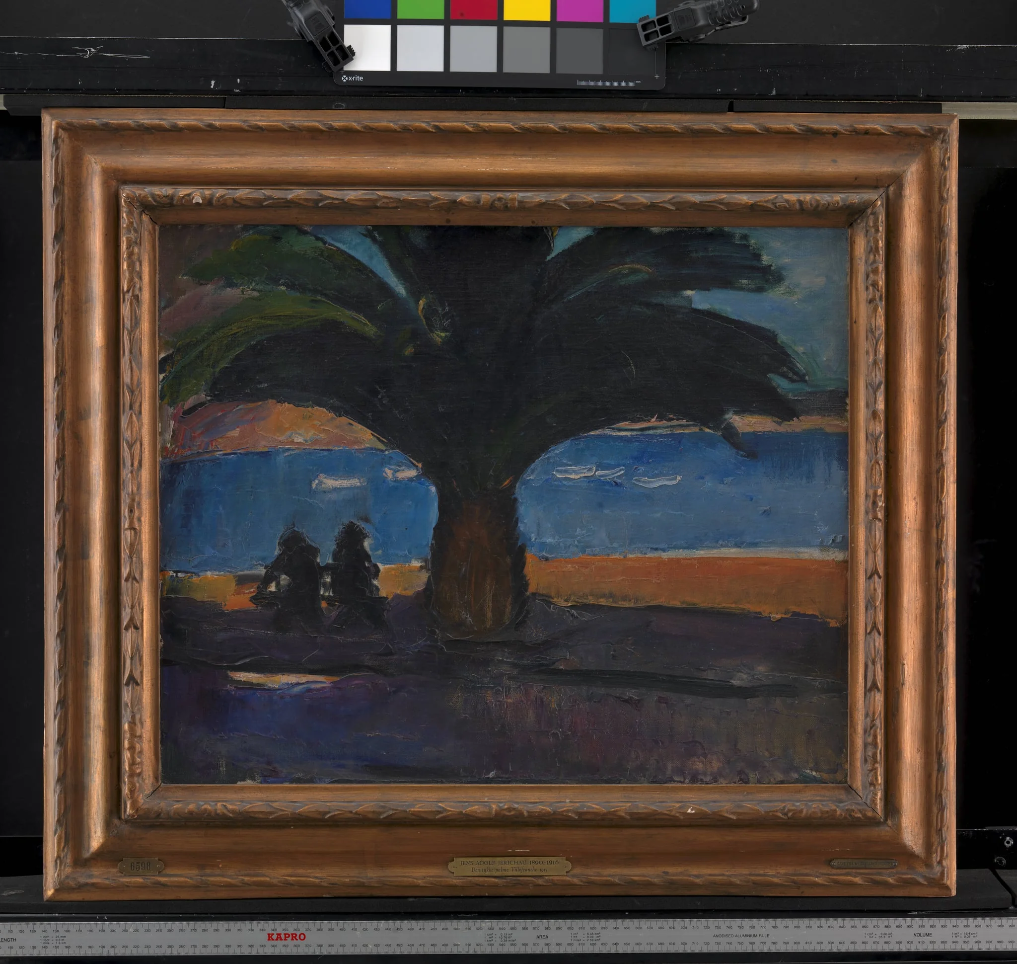 The Thick Palm. View from Villefranche, detail