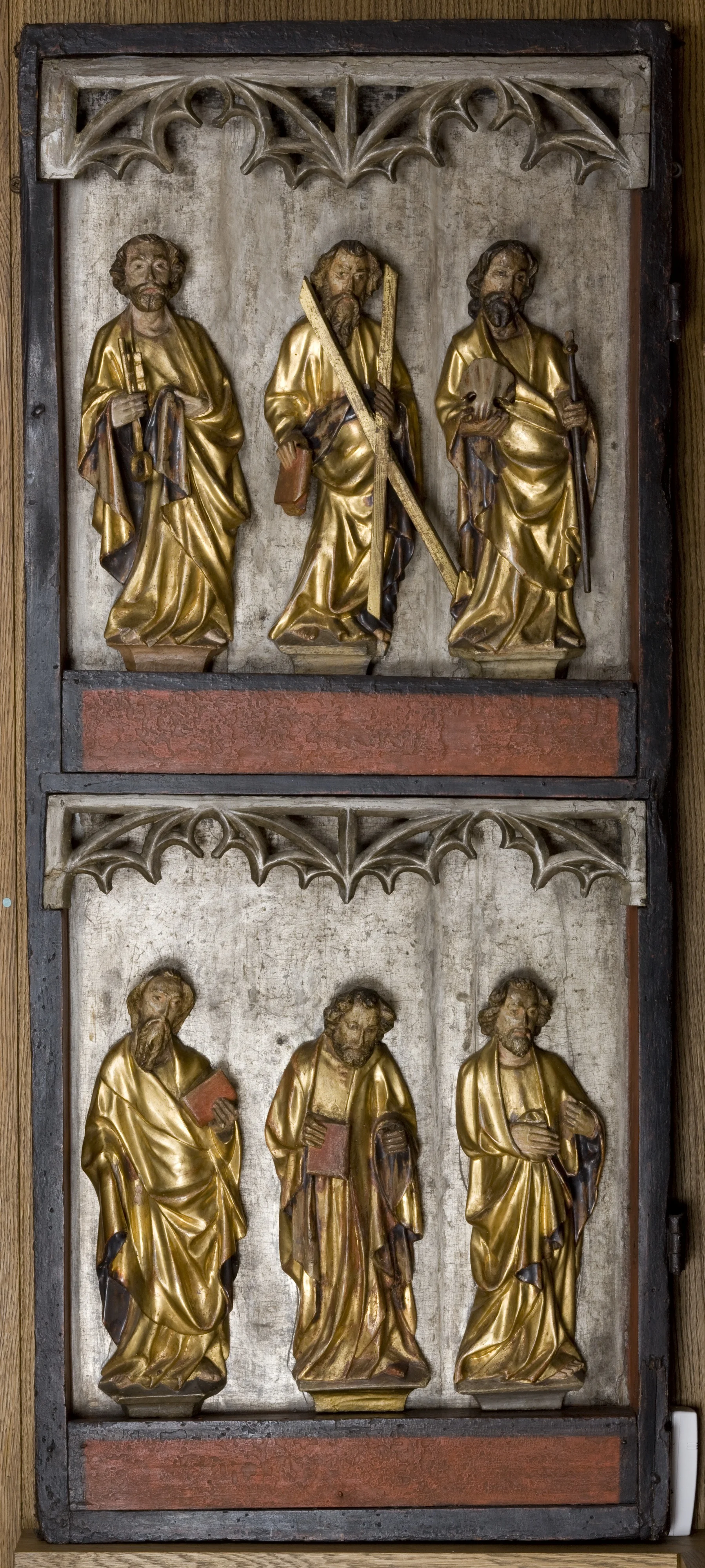 Saint Apostles (reverse: Christ – Man of Sorrows). The left panel of the retable from Stary Żywiec, detail