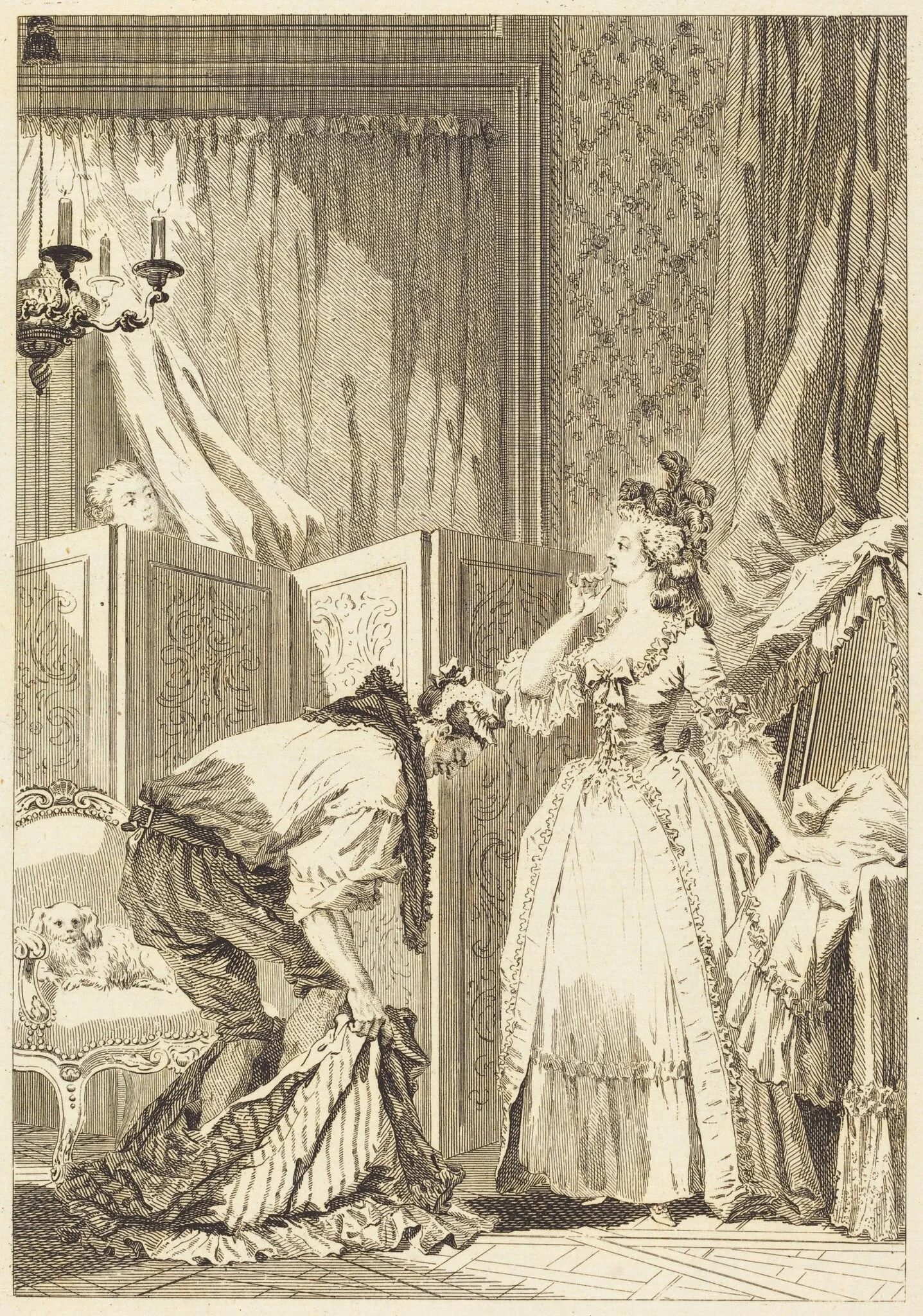Le cocu battu et content, detail