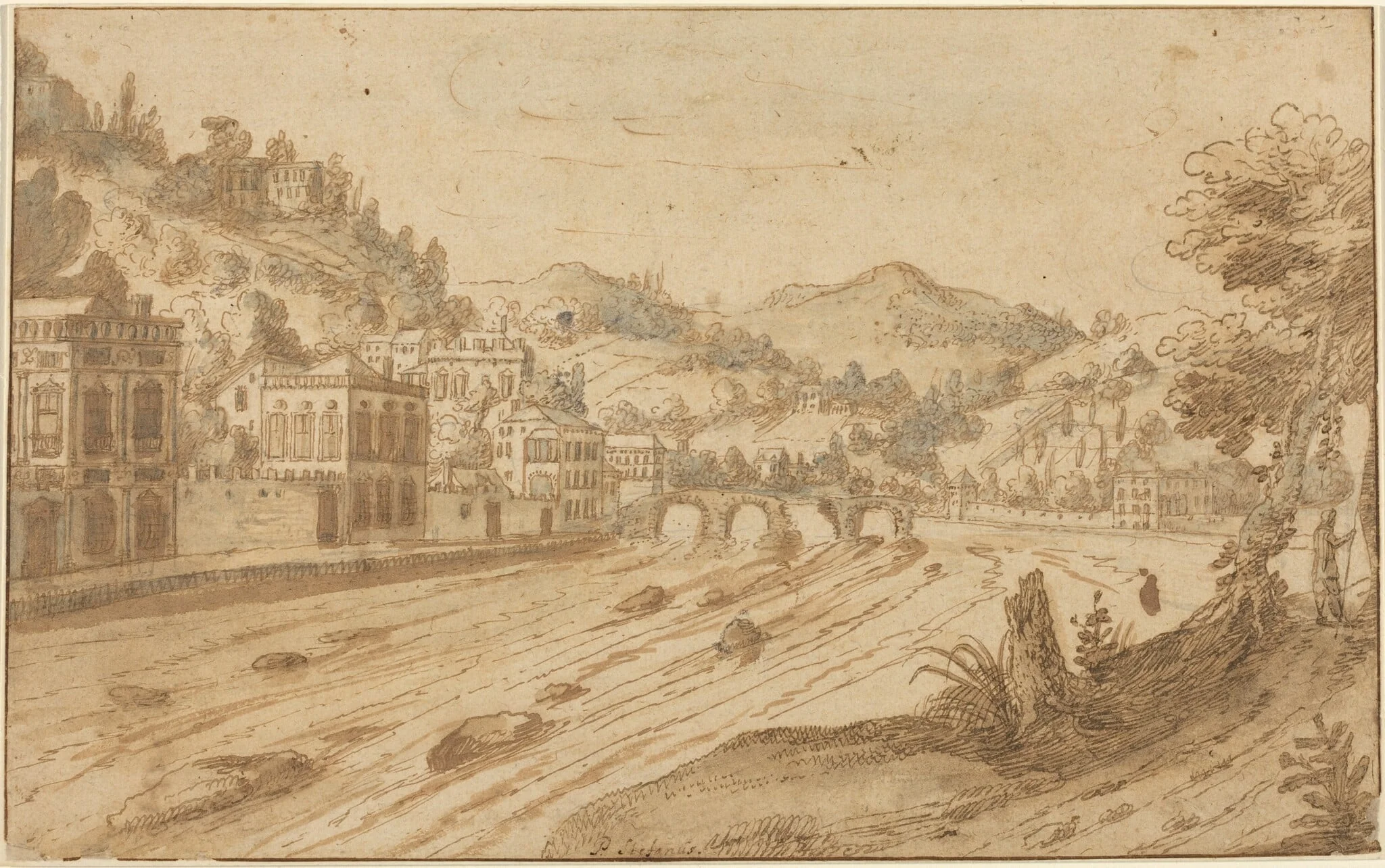 River View, detail