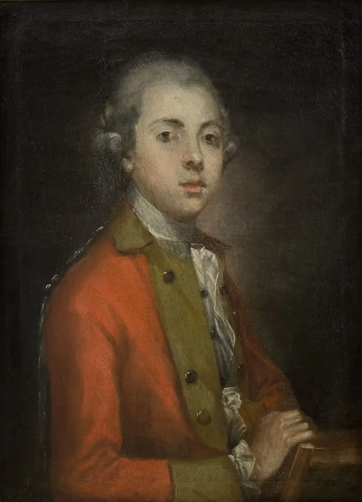 Portrait of Tomasz Kajetan Węgierski (1756–1787), by Augustyn Mirys, oil, 1772