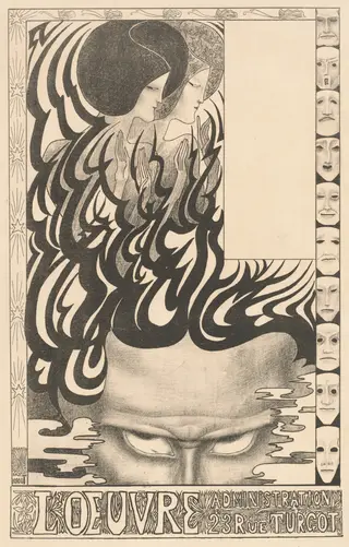 Venise sauvée (Venice Preserved), by Jan Toorop, ink, 1895