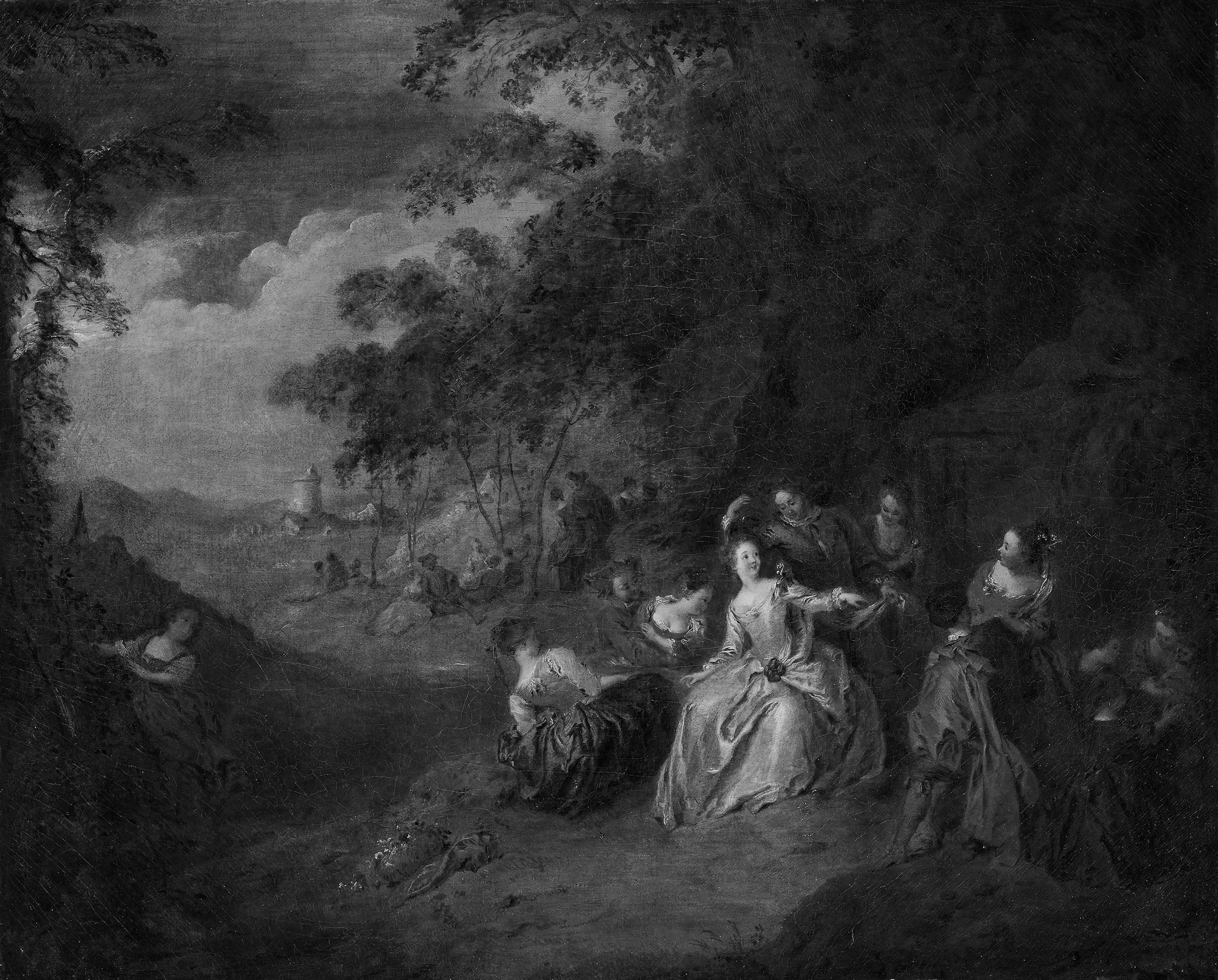 Love in the Open Air, detail