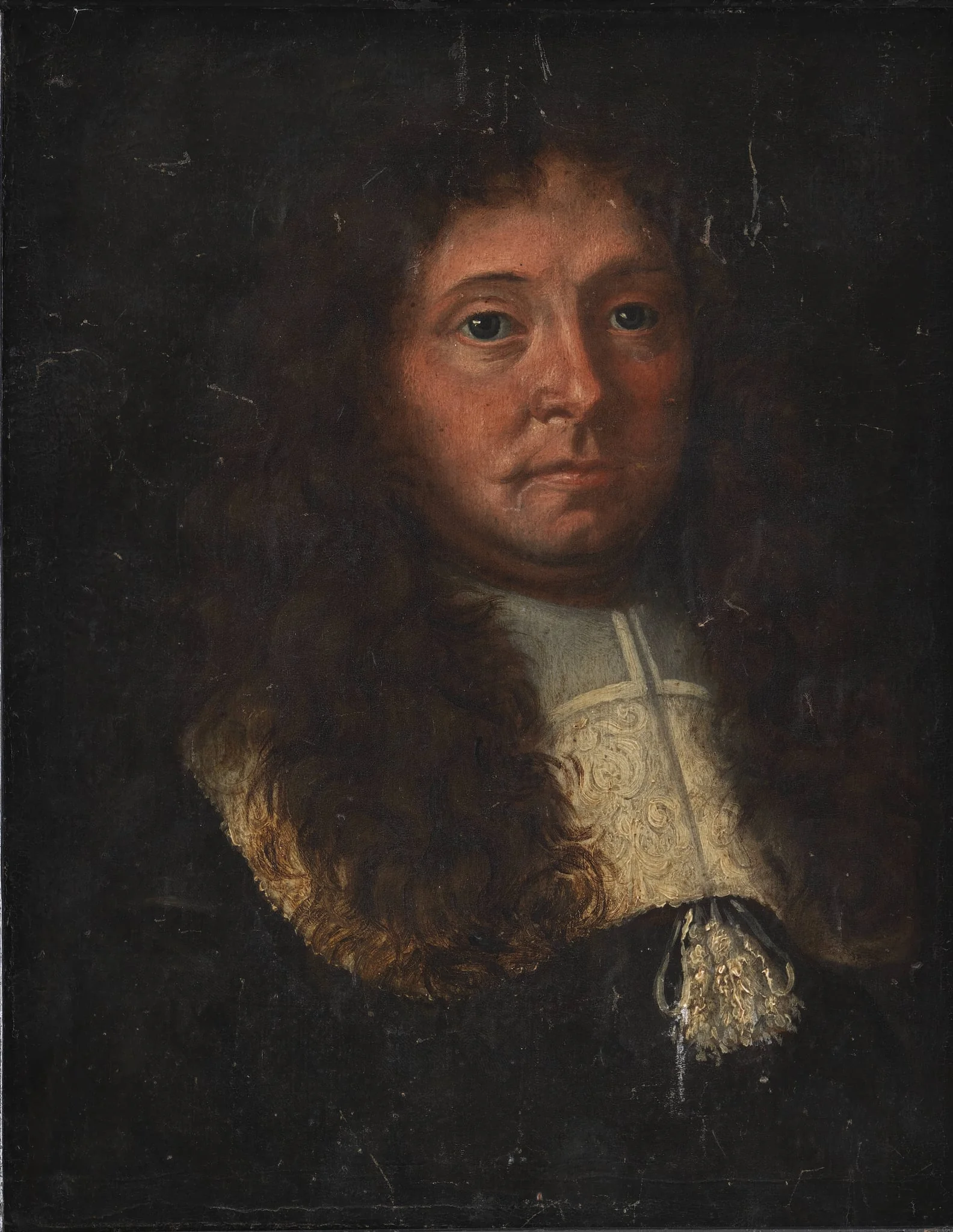Mandsportræt, detail