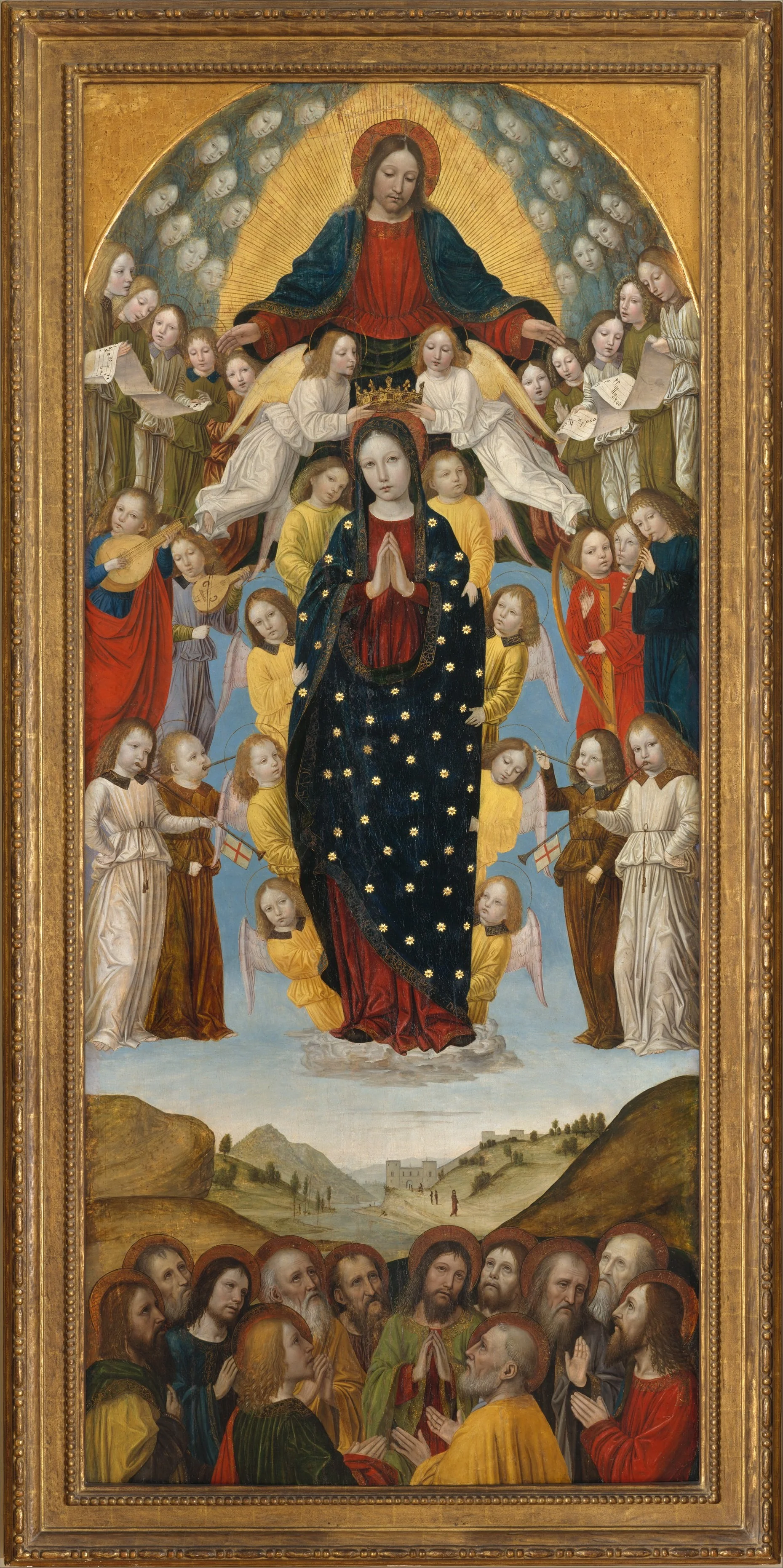 The Assumption of the Virgin, detail