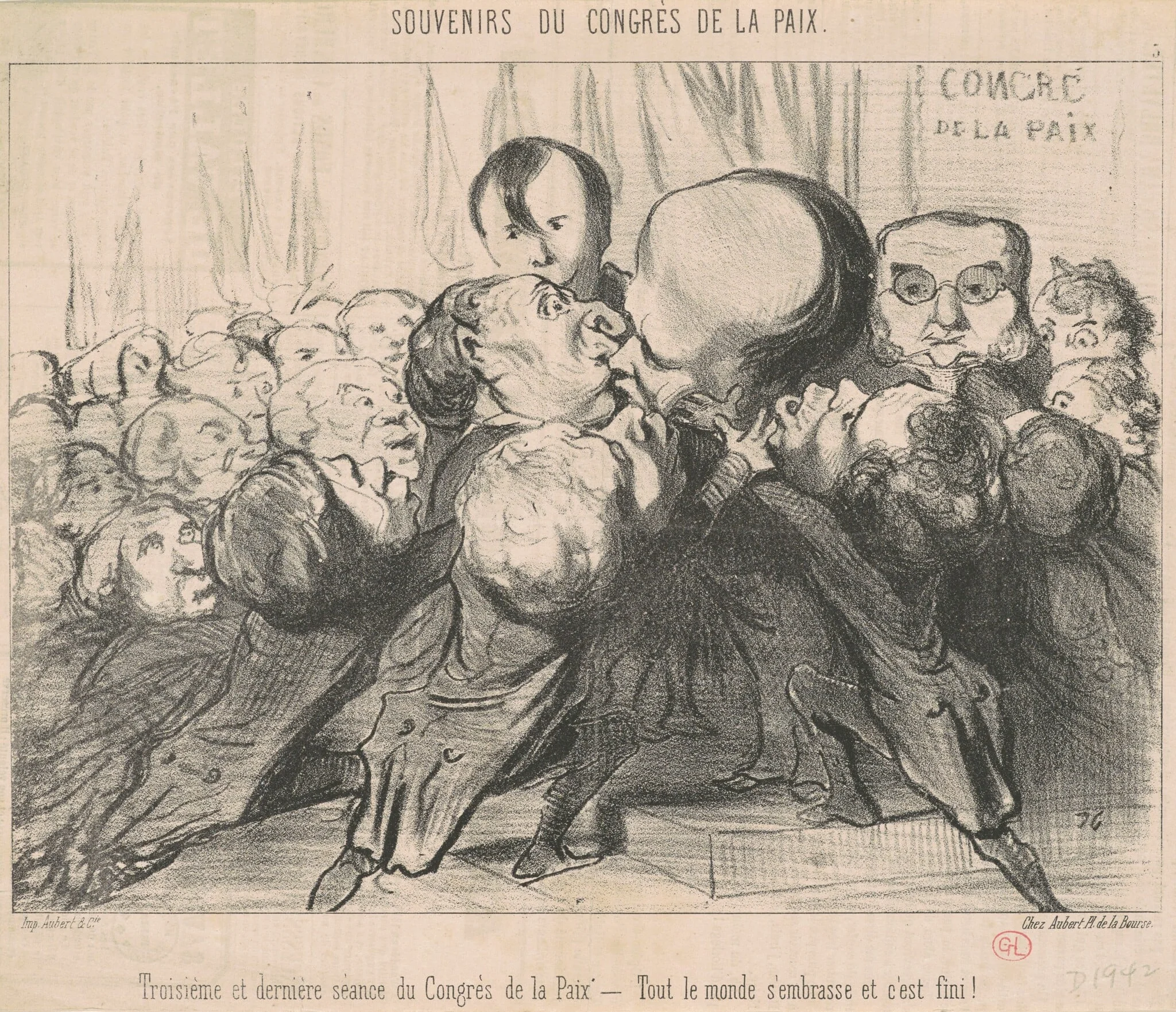 Troisième et dernière séance du congrès ..., detail
