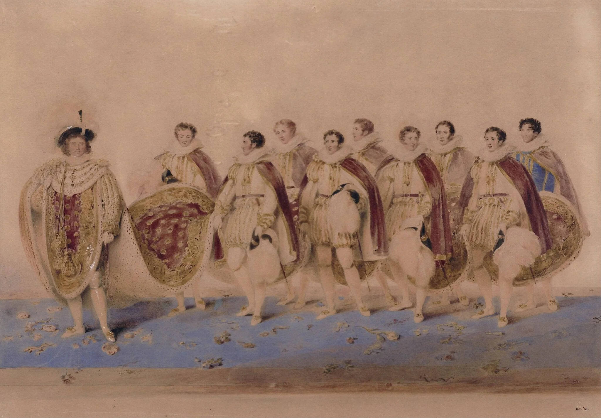 The Coronation of King George the Fourth, July 19th, 1821, detail