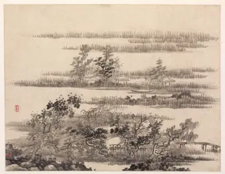 Summer in the Water Country, by Gong Xian, unspecified, 1674