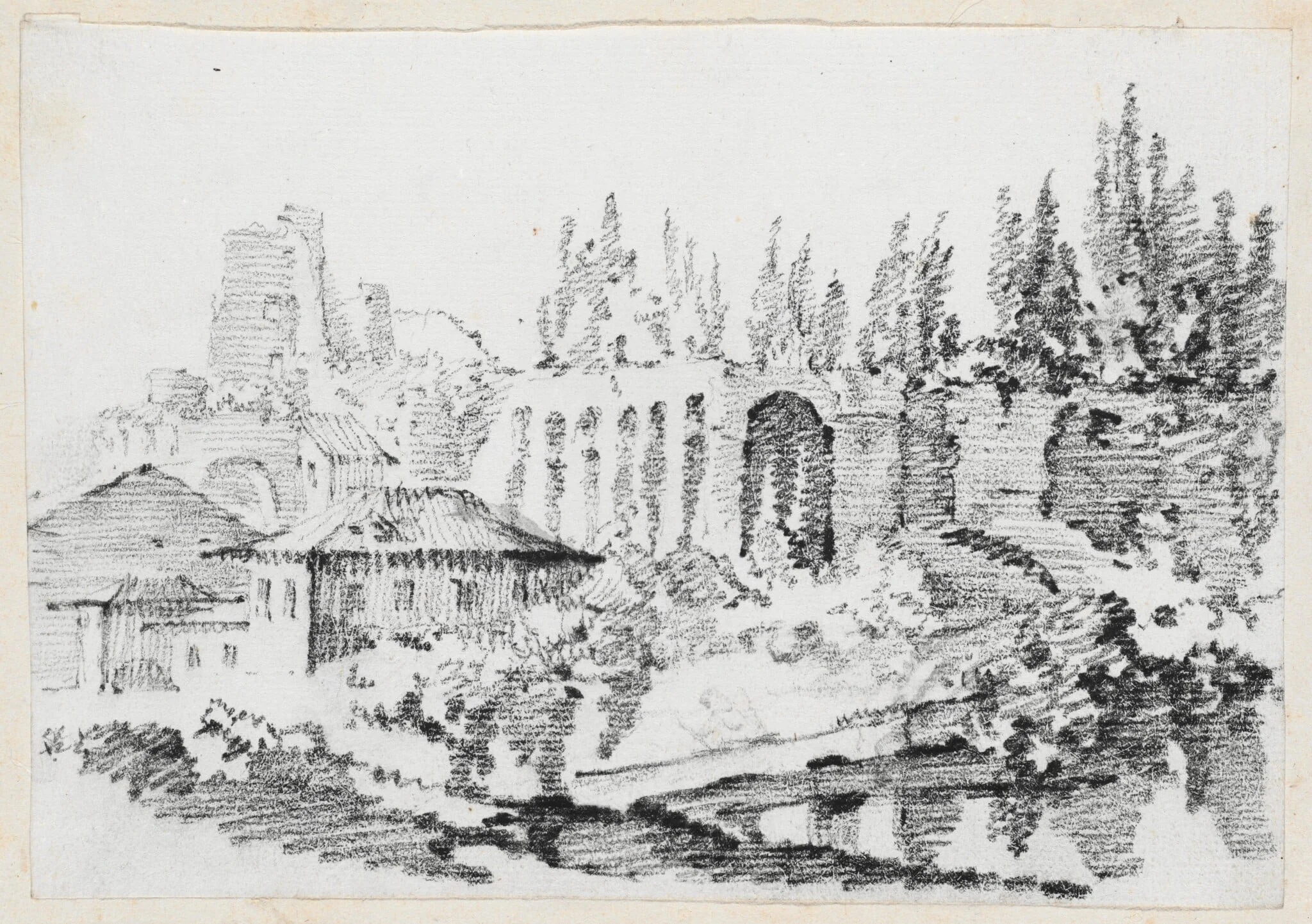 Ruins of the Imperial Palaces on the Palatine Hill, detail