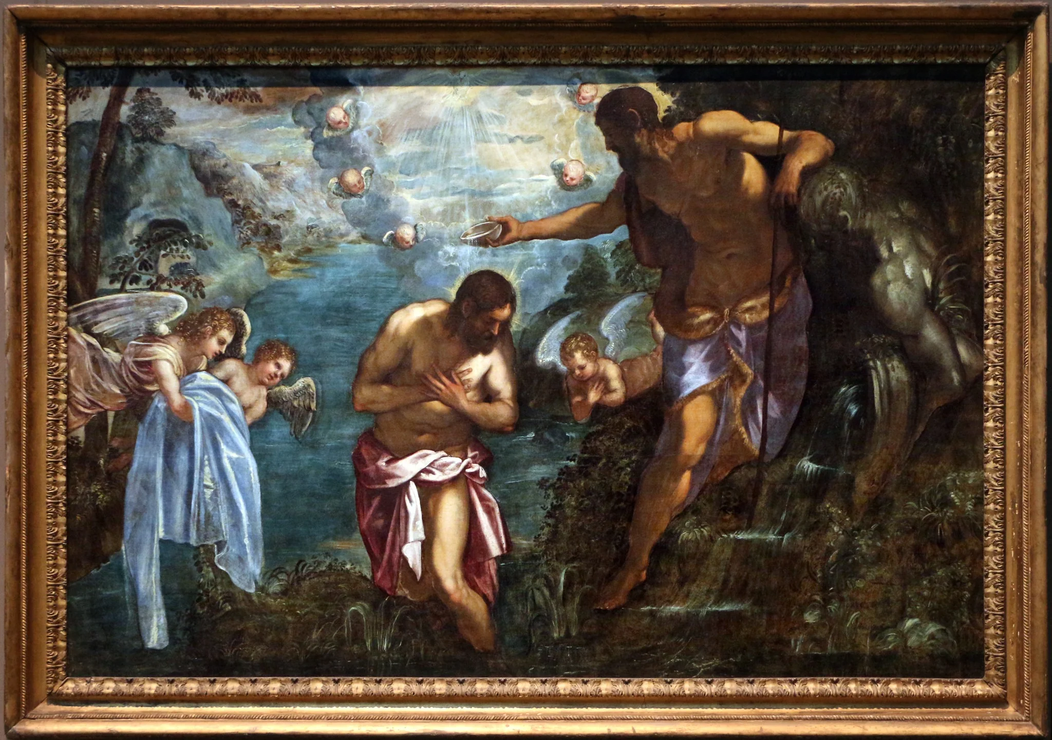 Baptism of Christ, detail