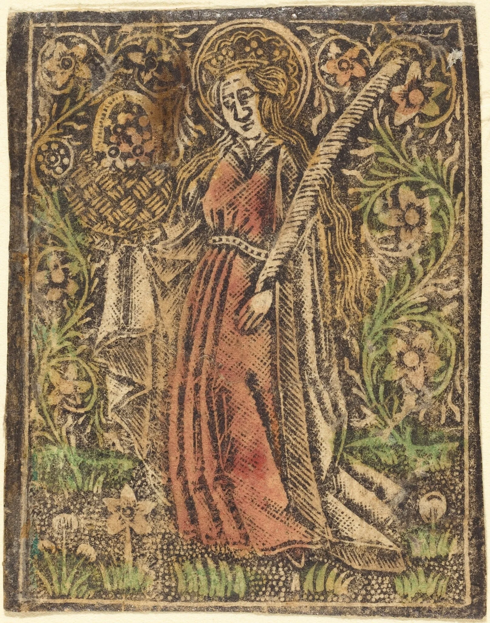 Saint Dorothy, detail