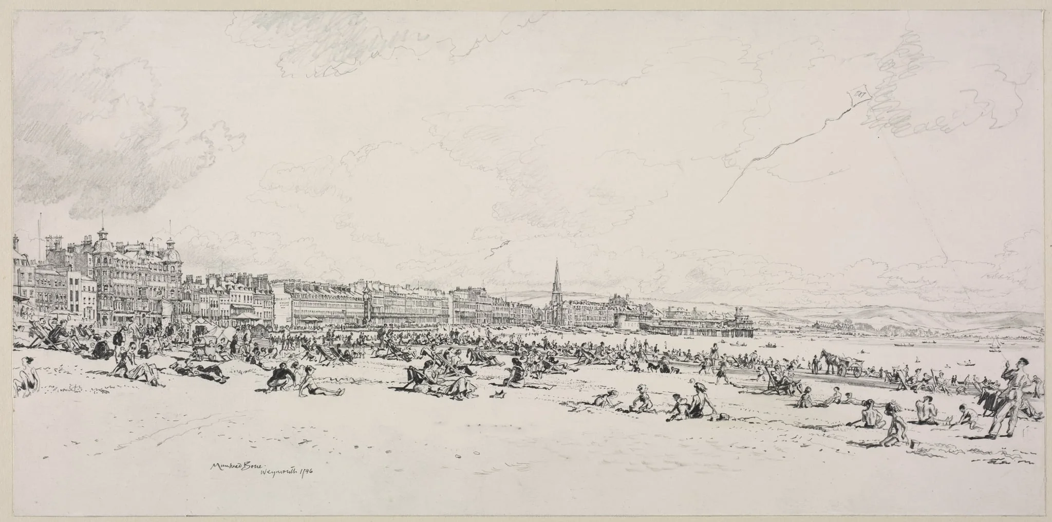 Weymouth Bay, The High Season, detail