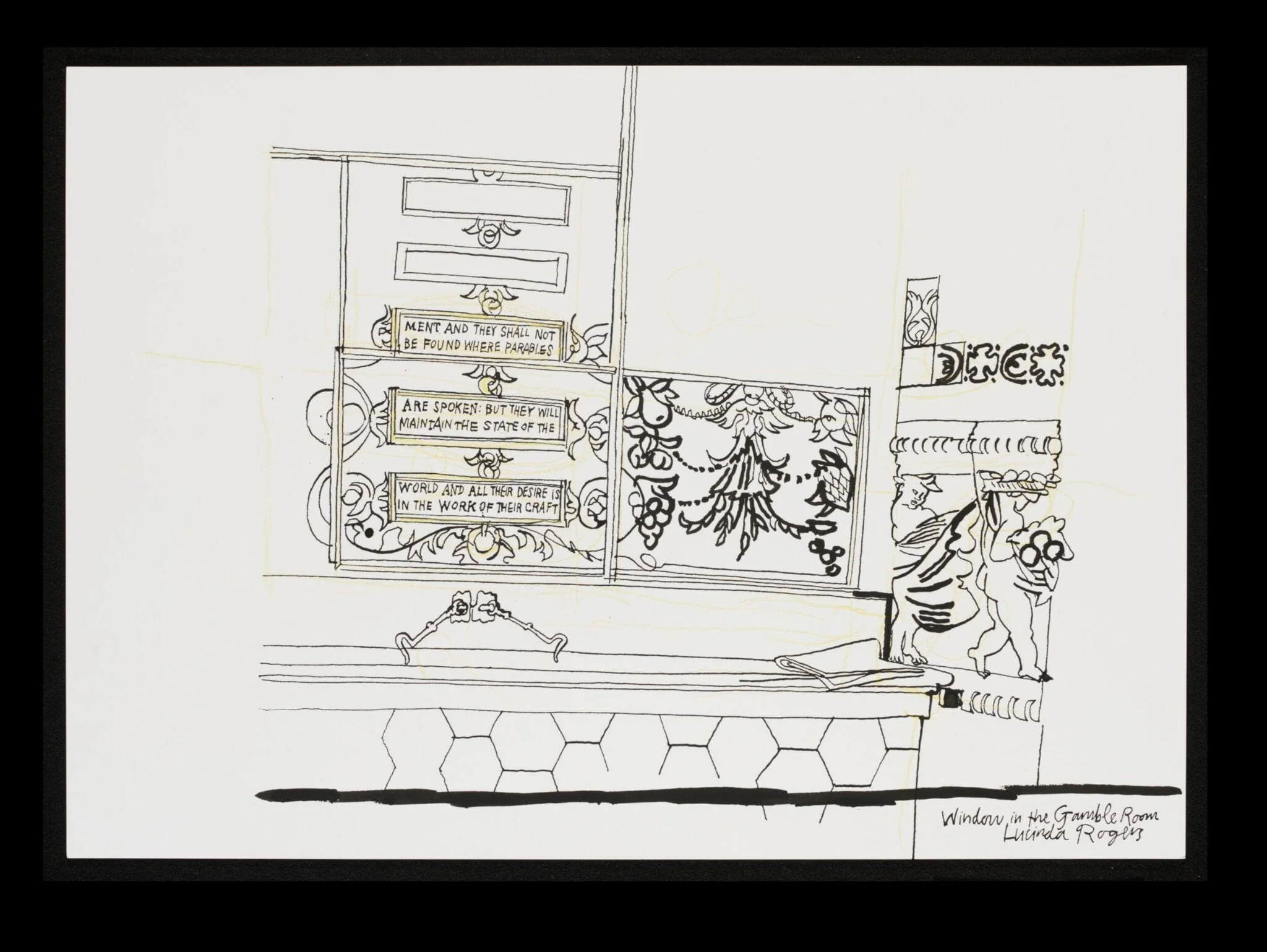 Contribution to V&A's 150th anniversary album, detail