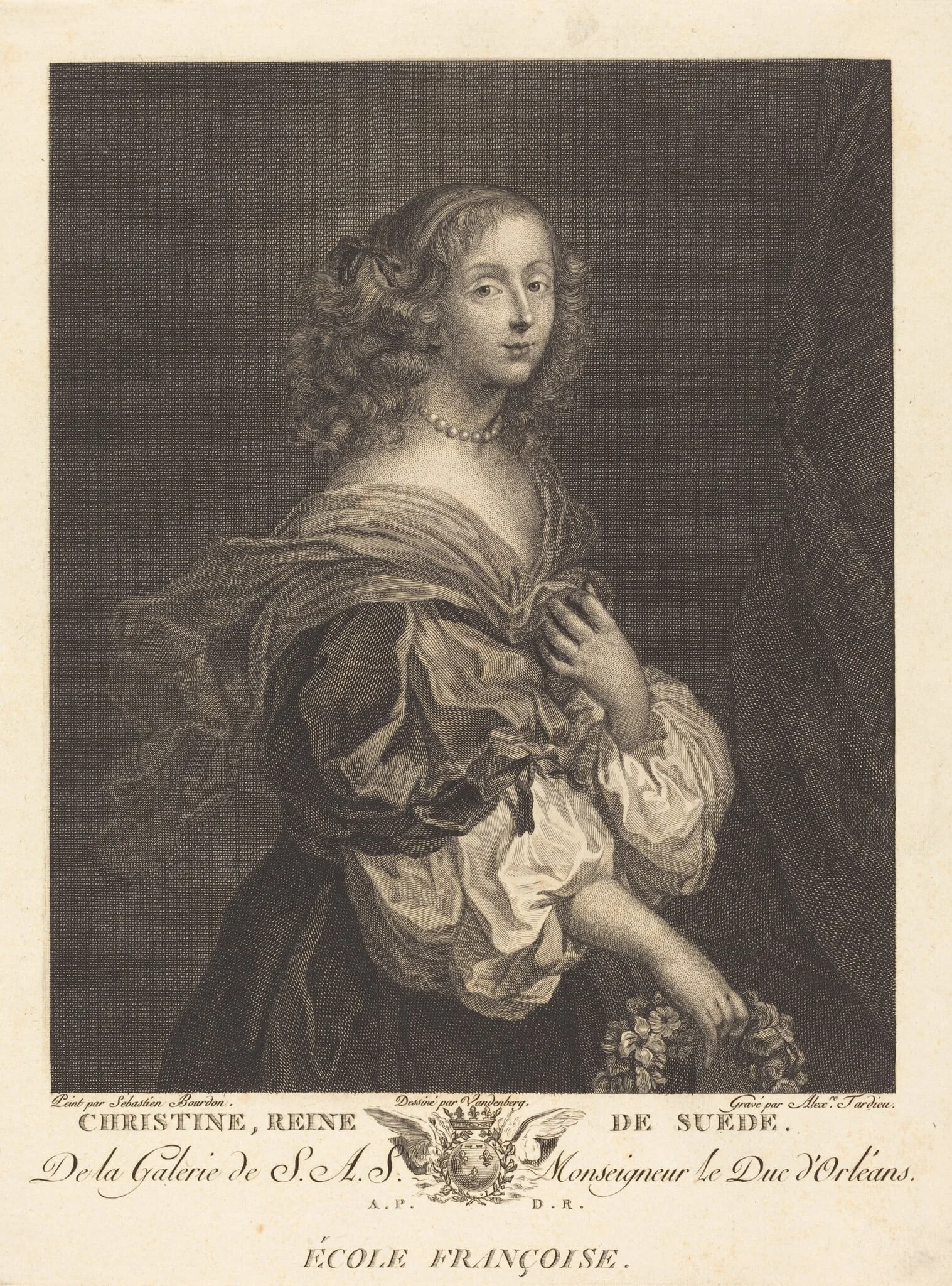 Queen Christina of Sweden, detail