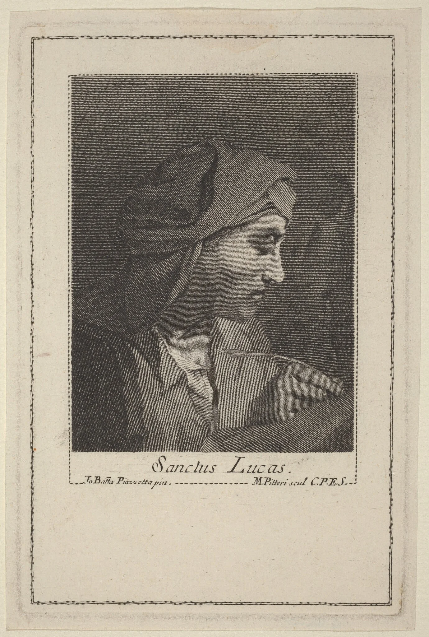 Sanctus Lucas, detail