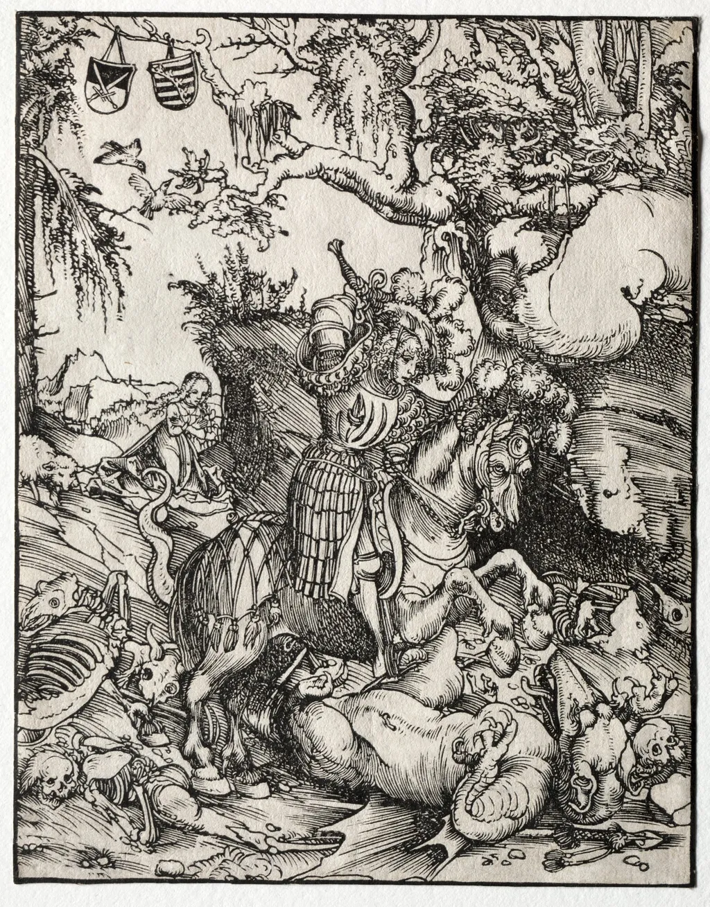 St. George Slaying the Dragon, by Lucas Cranach the Elder, 1504