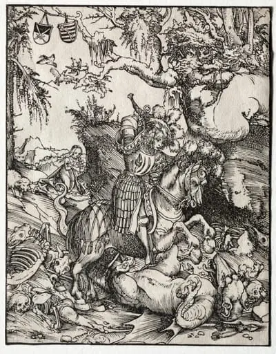 St. George Slaying the Dragon, by Lucas Cranach the Elder, 1504