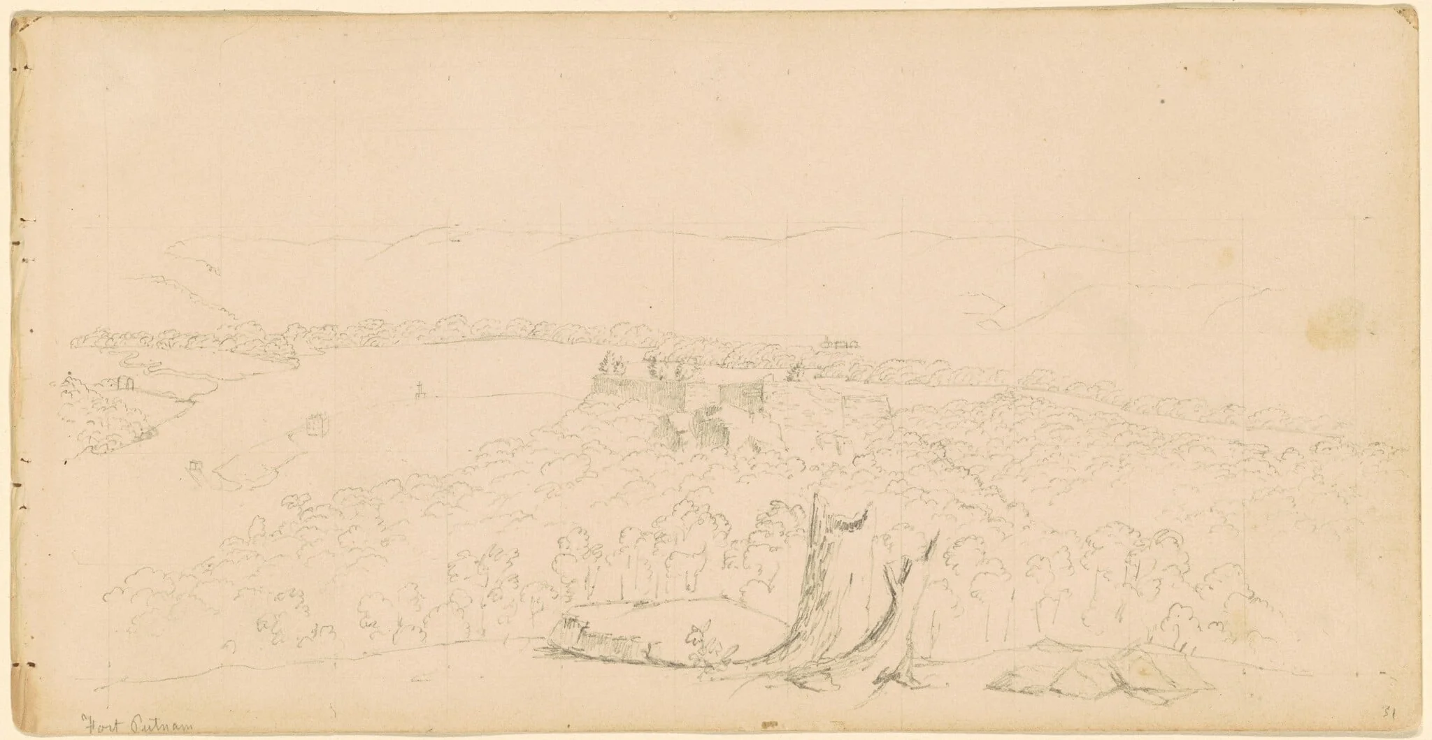 Fort Putnam, detail