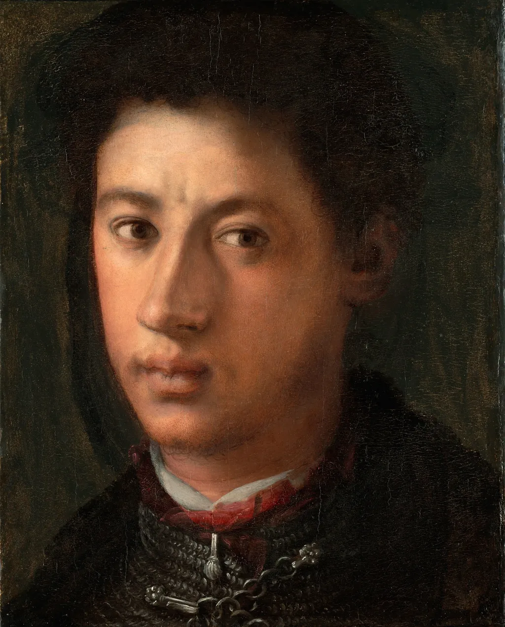 Portrait of Alessandro de' Medici, by Pontormo, oil, 1534