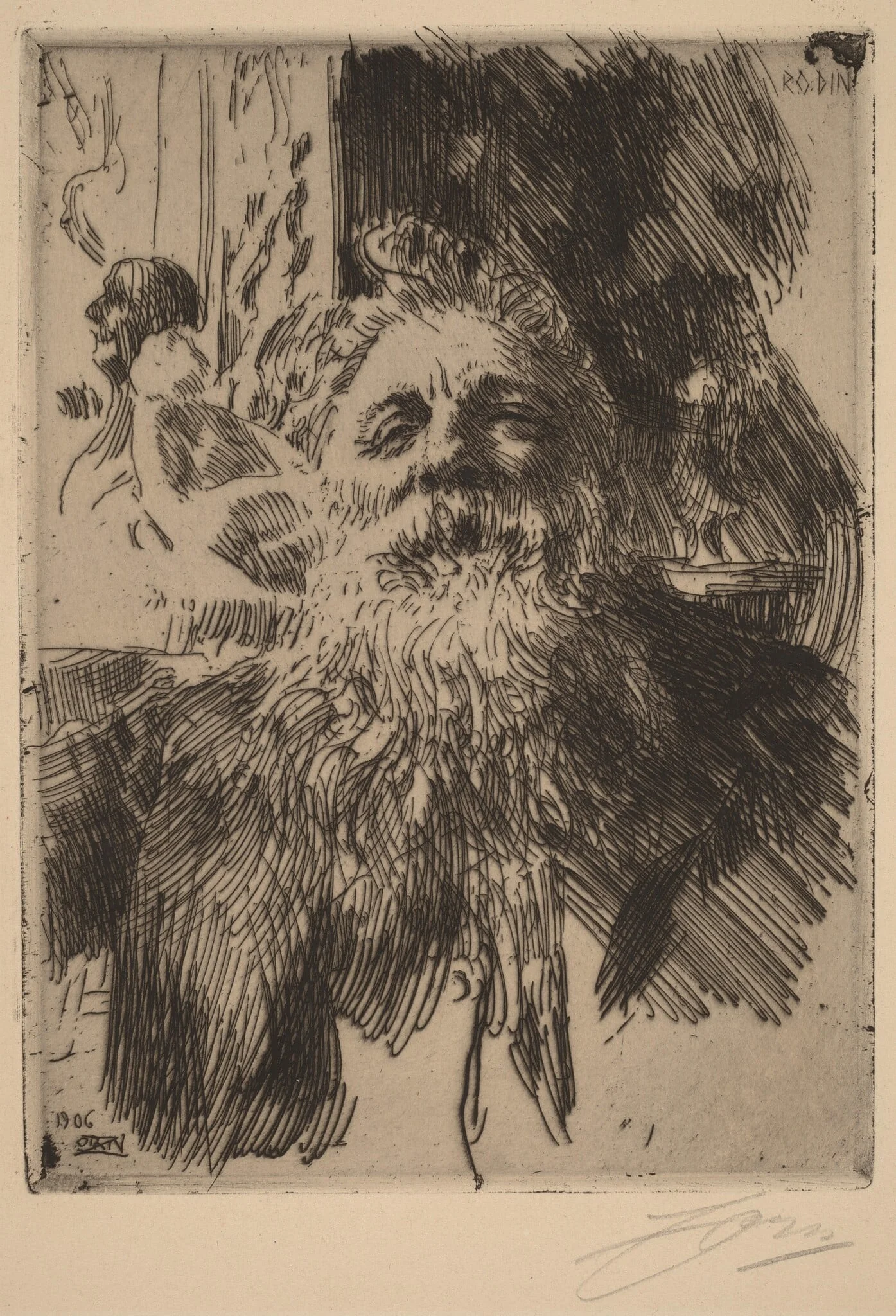 Auguste Rodin, detail