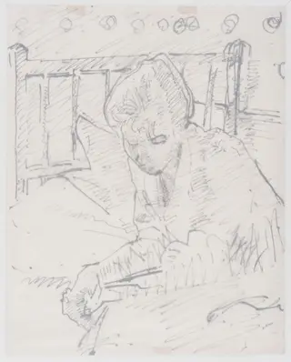 Meditation, by Harold Gilman, 1917