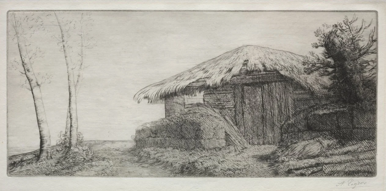 Sheepfold on the Hill (Bergerie sur le Coteau), detail