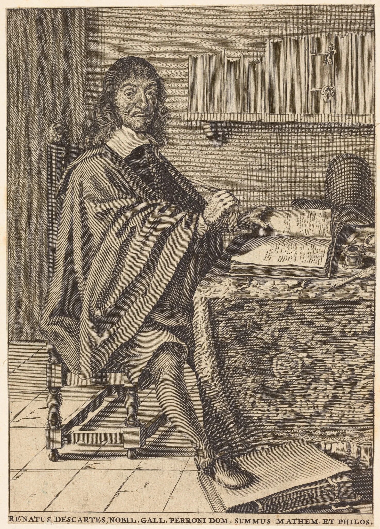 René Descartes, detail
