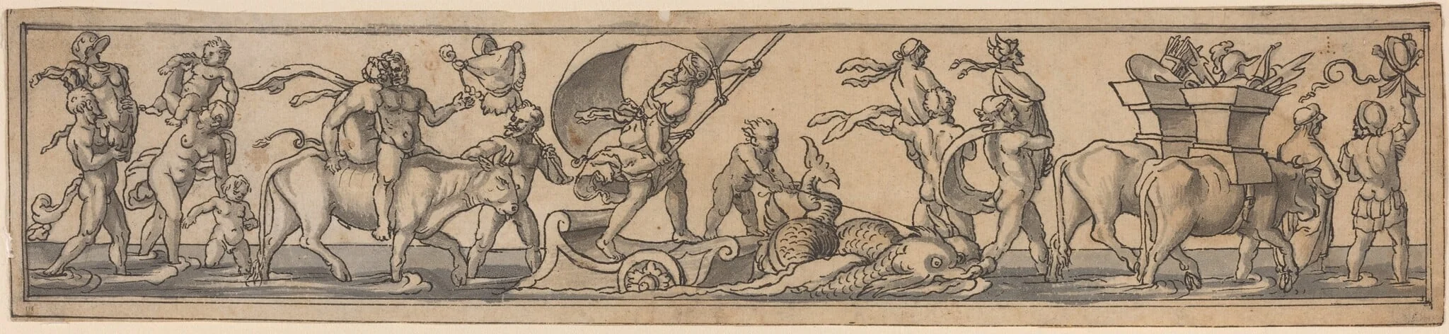 Ancient Triumphal Procession, detail