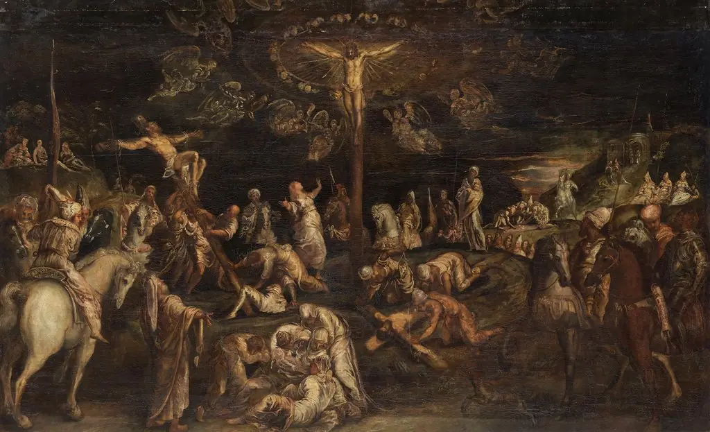 Die Kreuzigung Christi, by Jacopo Tintoretto, unspecified, 1552