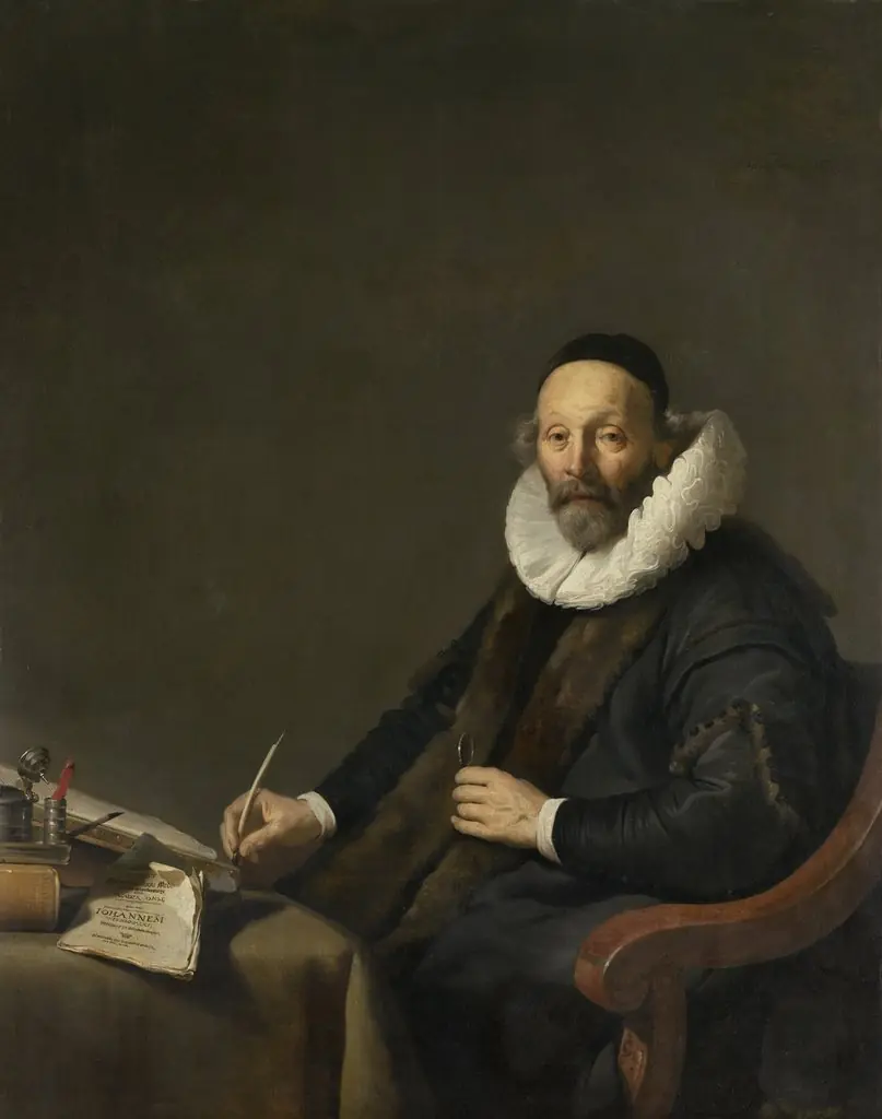 Johannes Uyttenbogaert (1557-1644). Remonstrant minister in The Hague, by Jacob Adriaensz Backer, oil, 1638