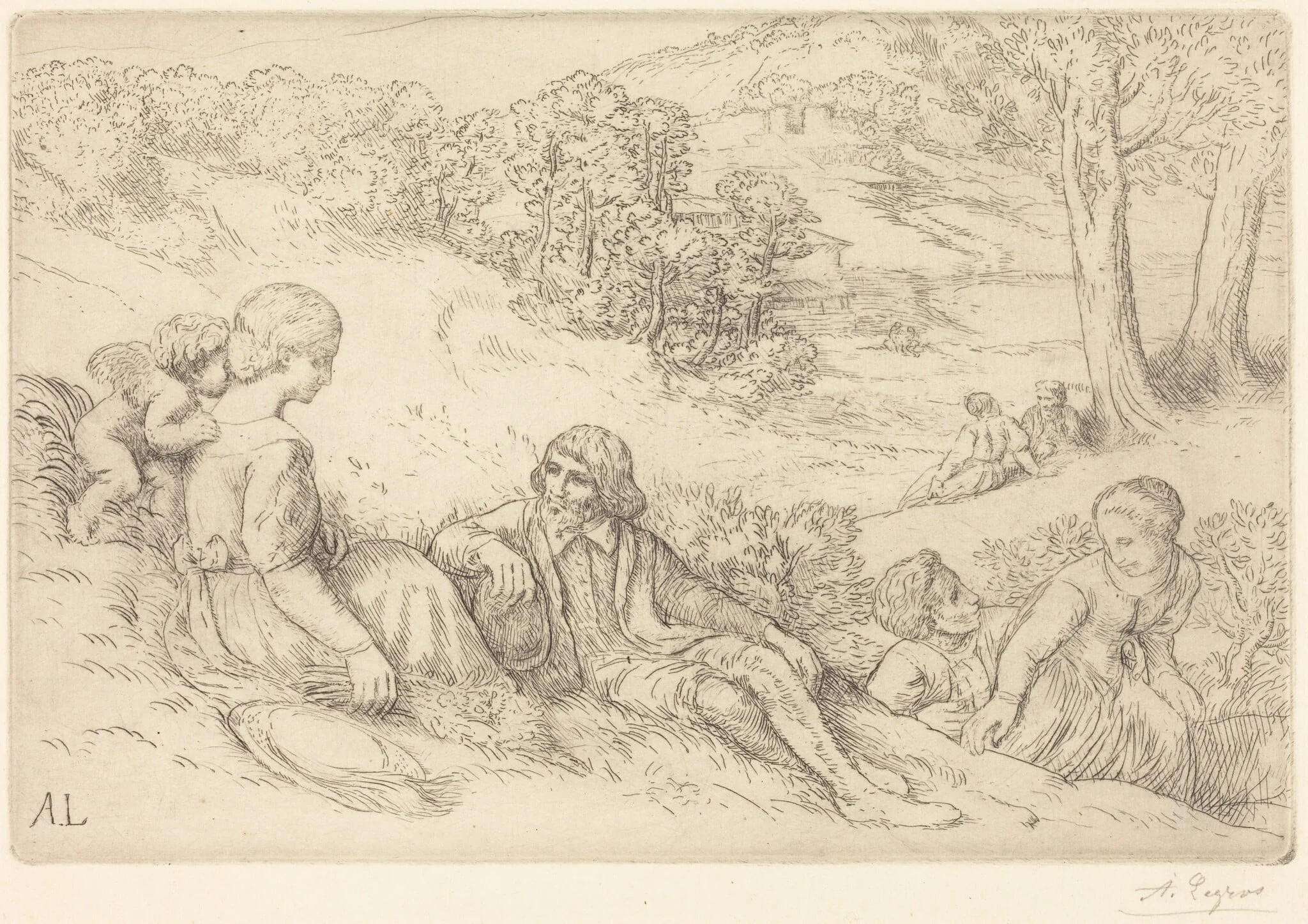 Spring (Le printemps), detail