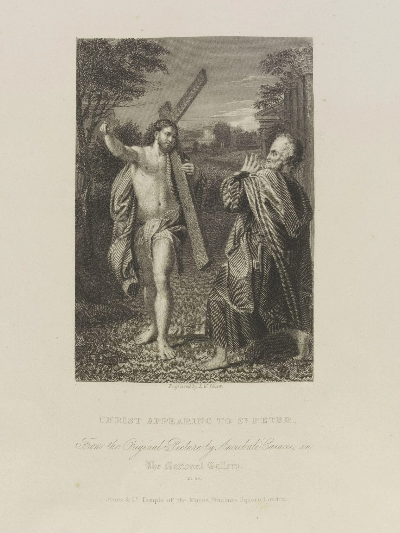 Christ Appearing to St. Peter, detail