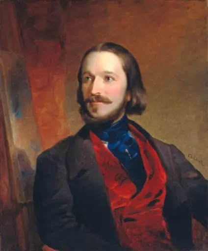William Sidney Mount, by Charles Loring Elliott, oil, 1850