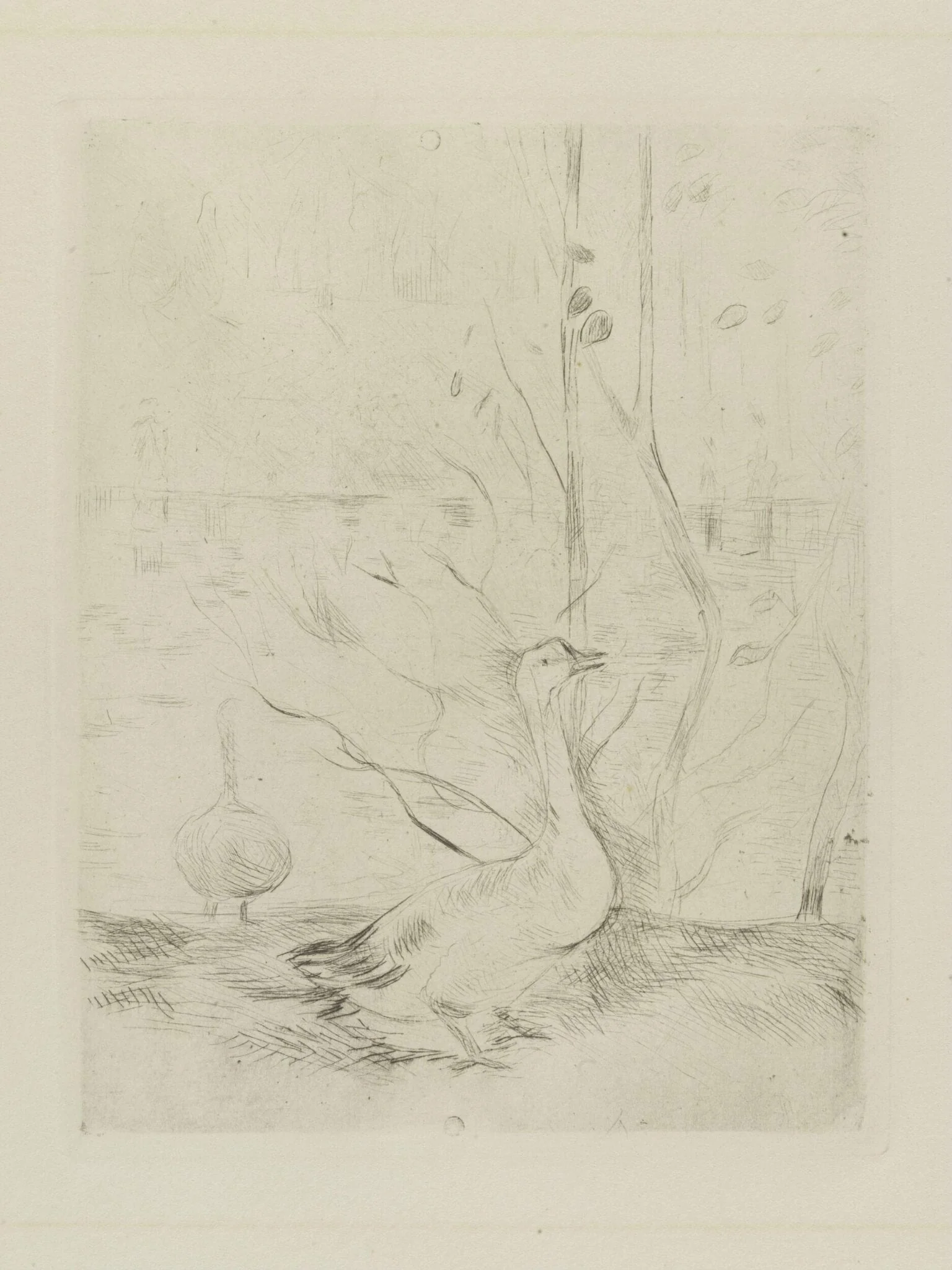 L'Oie, detail