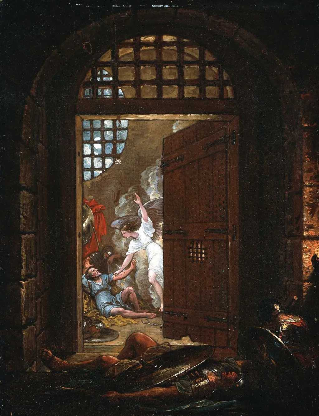 St. Peter Released from Prison, by Benjamin West, unspecified, 1800