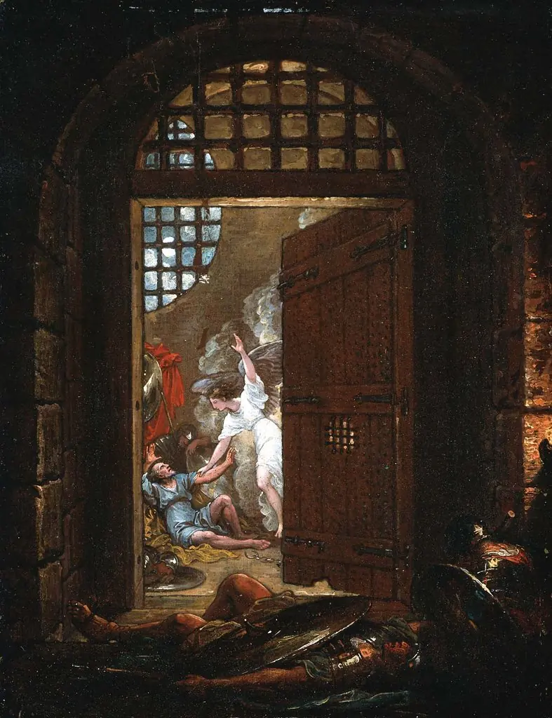 St. Peter Released from Prison, by Benjamin West, unspecified, 1800