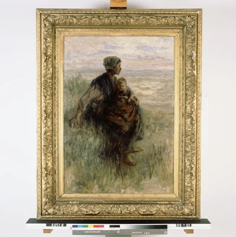 'Gazing into the Distance', detail