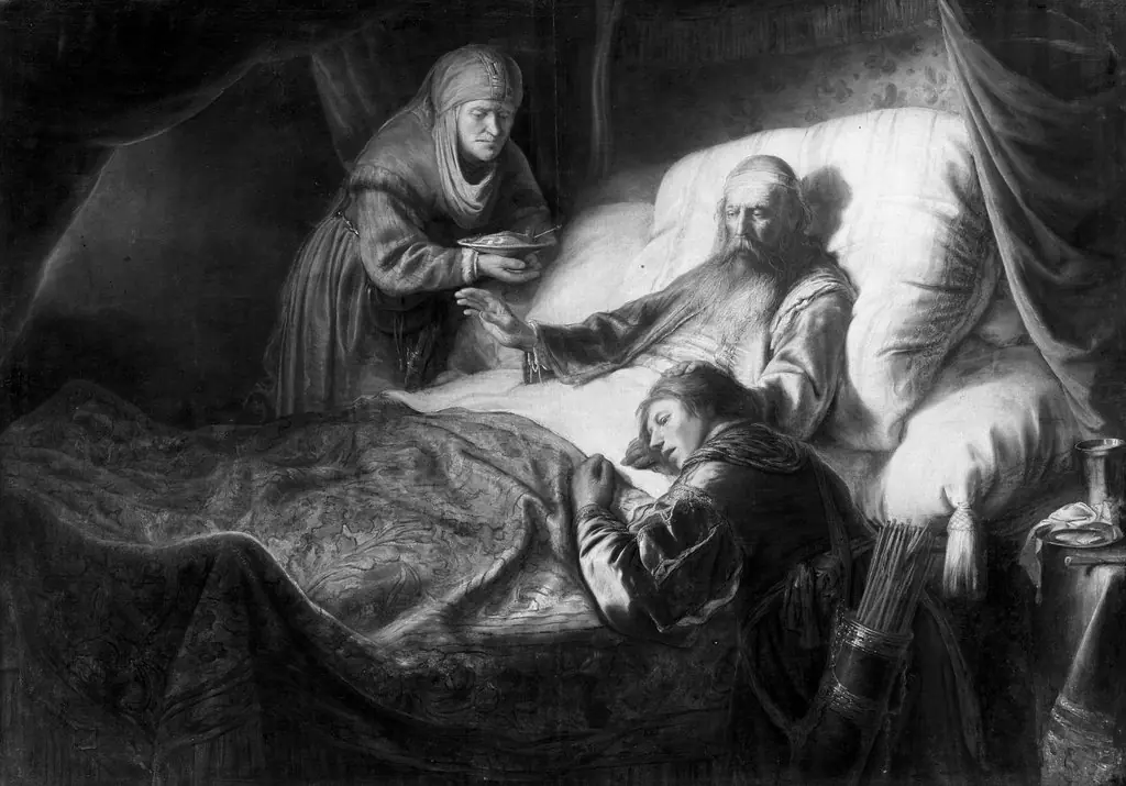 The blessing of Jacob, by Gerrit Willemsz Horst, paint, 1641
