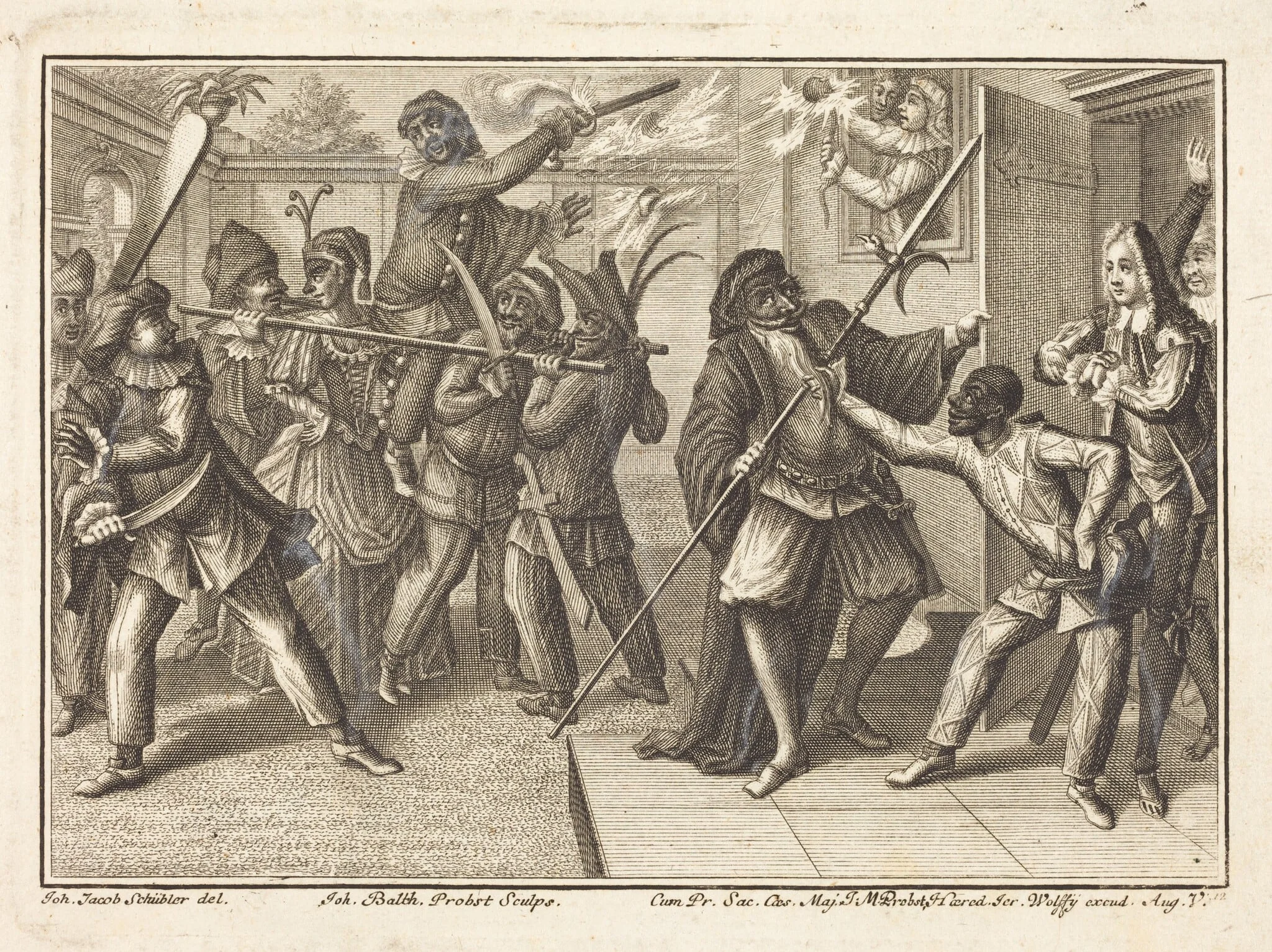 The Captain Regains His Freedom, detail