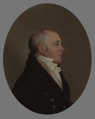 Mr. Benjamin Schaum, by Jacob Eichholtz, unspecified, 1809