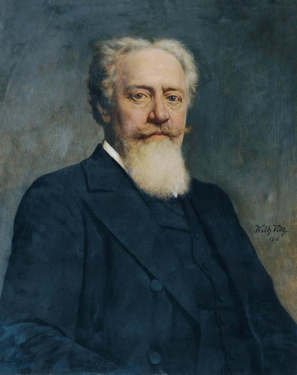 August Schaeffer, by Wilhelm Vita, oil, 1916
