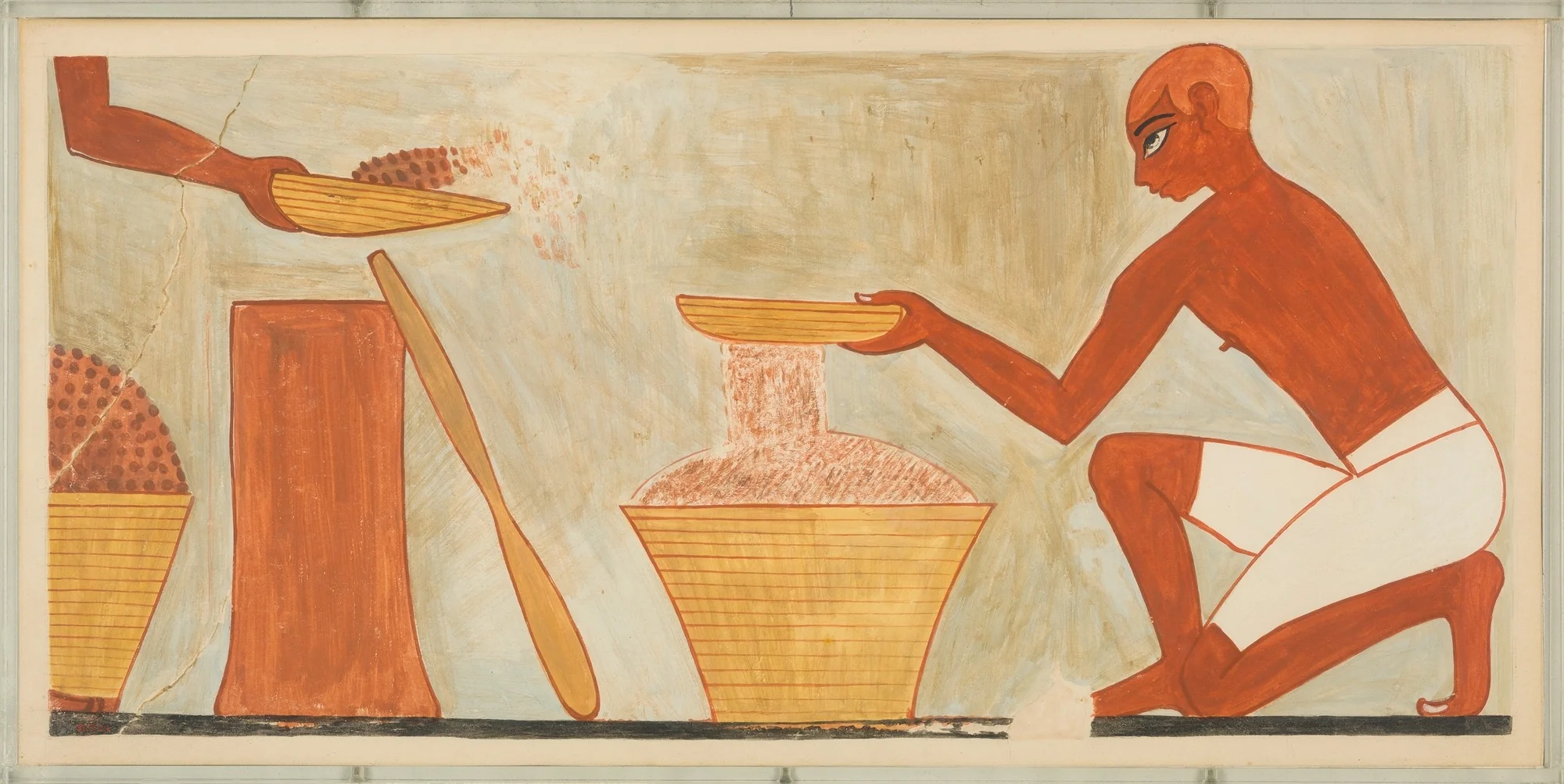 Sifting Meal, Tomb of Rekhmire, detail