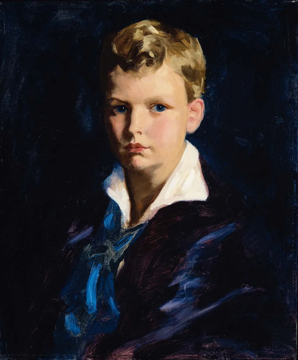 Stephen Greene, by Robert Henri, oil, 1924