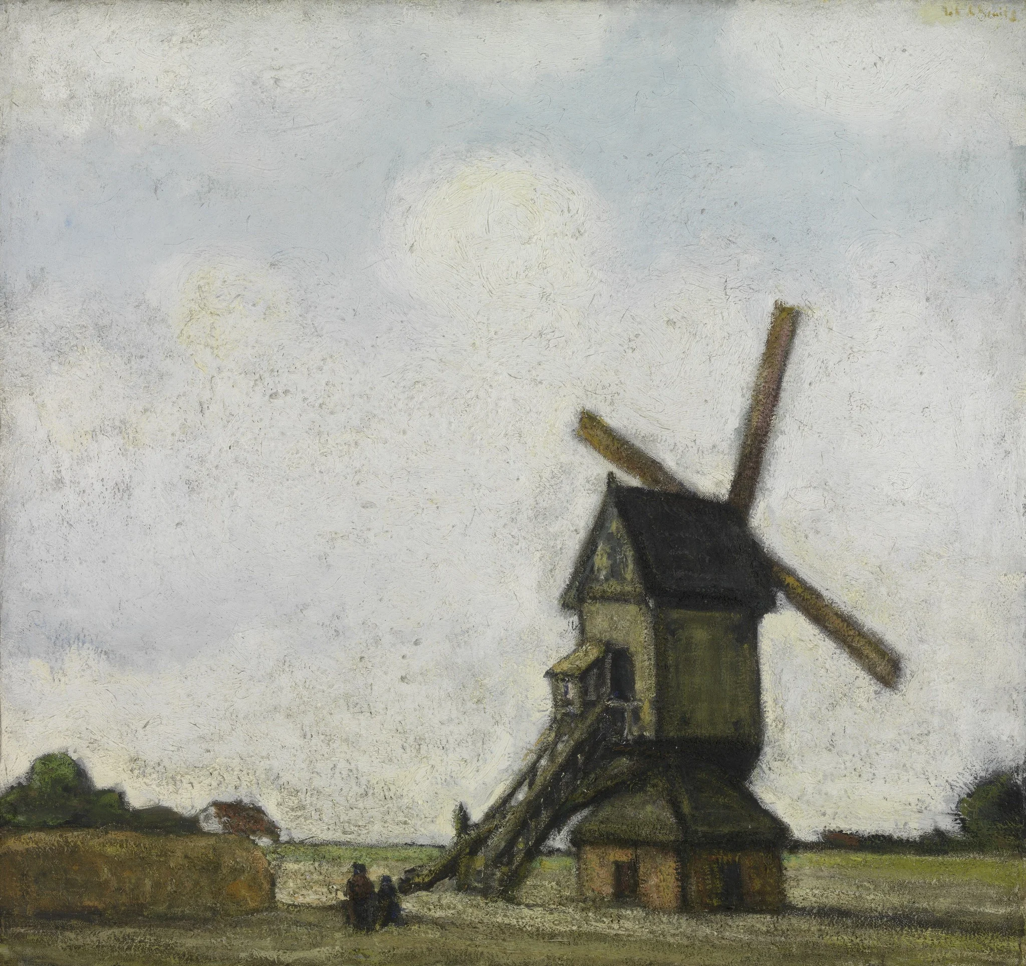 Windmill in the Kempen, detail