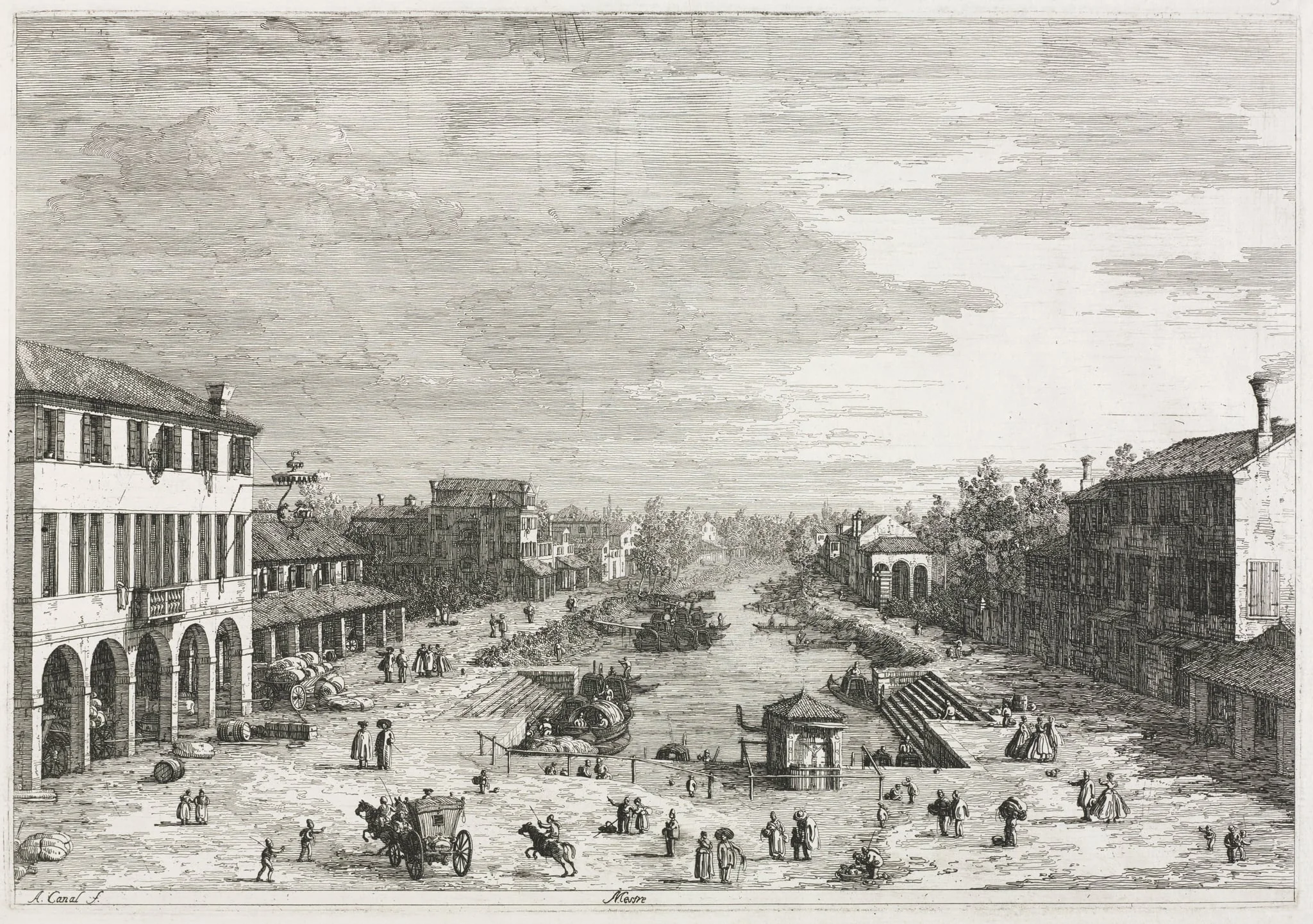 Views: Views of Mestre, a Town in the Province of Venice, detail